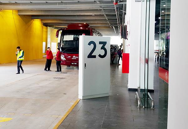 Arrival Platform in Awana Bus Terminal
