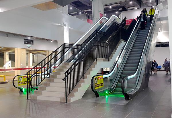 Escalator to Awana Skyway Cable Car