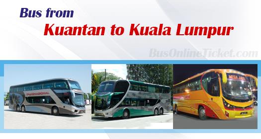 Bus from Kuantan to Kuala Lumpur