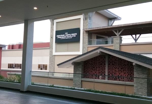 Genting Highlands Premium Outlet from Awana Bus Terminal