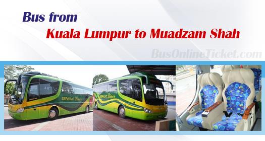 Bus from Kuala Lumpur to Muadzam Shah