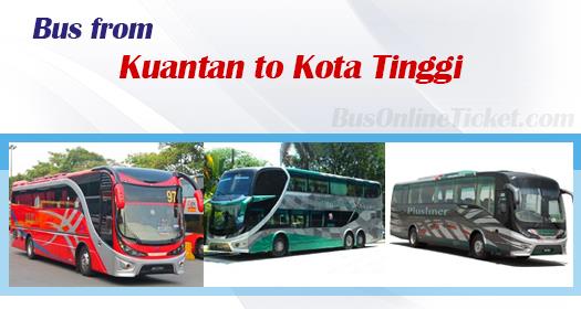 Bus from Kuantan to Kota Tinggi