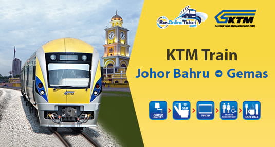 JB to Gemas KTM Train Ticket