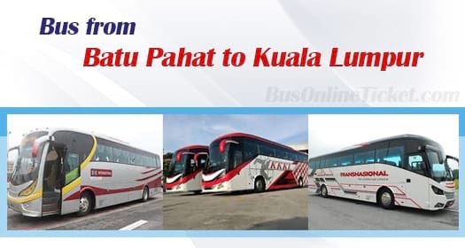 Bus from Batu Pahat to Kuala Lumpur