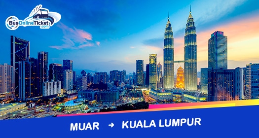Bus from Muar to Kuala Lumpur