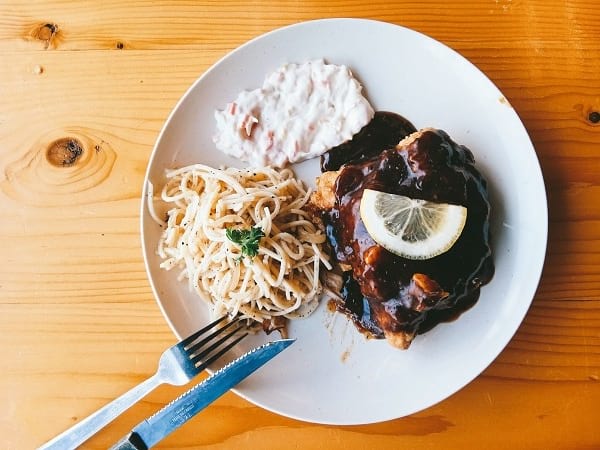 Spaggethi With Grilled Chicken Spaggethi With Grilled Chicken